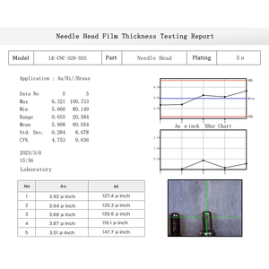 3aspirin konektor Probe berlapis emas 20mm konektor Pin Pogo tembaga pegas tinggi - Product Image 5