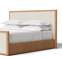 FERLY Cadre de lit durable pour chambre à coucher, ensemble de meubles contemporains pour la maison, lit plateforme moderne en bois robuste