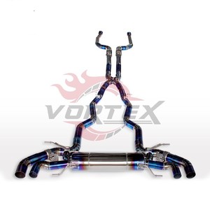 Sistema de Escape Catback Vortex Blue Titanium para BMW M760Li G12 6.6T V12 2018-2024, Valvetronic Performance, Sin Sonido de Dron, Kit de Carreras - Product Image 1