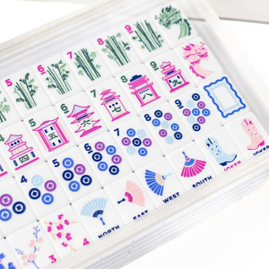 Juego de Mahjong Americano de Lujo, Botas Deluxe y Burbuja Acrílica Personalizada con Grabado, Juego Portátil para <span class=keywords><strong>Casino</strong></span>, Entretenimiento para Adultos - Product Image 2
