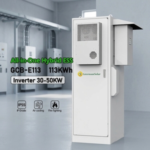 Gabinete de Baterías para Exteriores de 113 kWh, 30 kW, 50 kW, Lifepo4 ESS con Inversor Solar Híbrido, Reducción de Pico de Consumo, Energía de Respaldo, Protección IP55 - Product Image 1