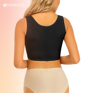 Femmes Sans Manches Push-Up Ascenseur Fermeture Avant Shapewear Top Respirant <span class=keywords><strong>Posture</strong></span> <span class=keywords><strong>Correcteur</strong></span> Gilet Dos Bretelles <span class=keywords><strong>Correcteur</strong></span> De <span class=keywords><strong>Posture</strong></span> - Product Image 5