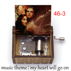 Regalos únicos Caja <span class=keywords><strong>de</strong></span> música <span class=keywords><strong>de</strong></span> madera para amante, novio, novia, esposo, esposa, hijo, niña (Titanic my heart will go on) - Product Image 5