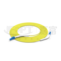 Cordon de brassage fibre optique LC 45 degrés Simplex Monomode Multimode 2.0mm LSZH Blanc