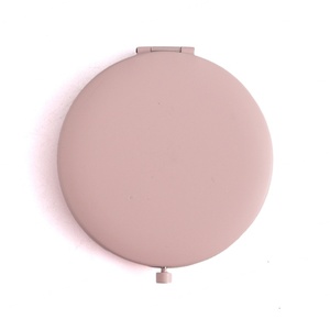 กระจกพับโลหะสีชมพูพิมพ์ลายซิลค์สกรีนทรงกลมแฟชั่น - Product Image 3