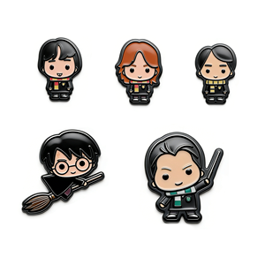 Pins de Solapa de Metal Esmaltado Personalizados con Personajes de Películas Creativas, Insignias de <span class=keywords><strong>Harry</strong></span> <span class=keywords><strong>Potter</strong></span>, Dibujos Animados - Product Image 2