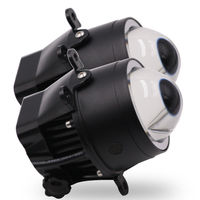 DEAO Nouveau Phare Antibrouillard Laser Carré Lada 3 J1 à Faisceau Bas Unique Super Lumineux 6500LM 55W LED Universel
