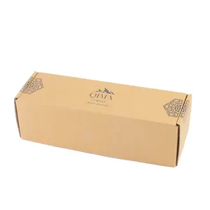 Toptan eko Logo Tuck üst katlanmış karton oluklu posta gönderim kutusu