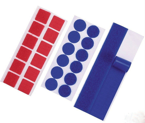 Schwarz Selbst-Adhesive 100% Nylon Reusable Für Schuhe Haken Und Schleife Dot - Product Image 1