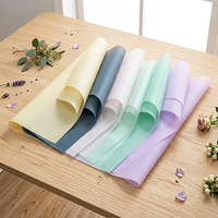 Papier d'emballage pour bouquets de fleurs de haute qualité, épais, mat, en pâte recyclée, imperméable, style coréen, personnalisable