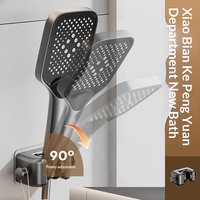 Support de douche mural sans perçage pour salle de bain, réglage multi-positions, interface universelle, pour pommes de douche, en ABS étanche