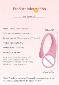 Liefde Partner APP Afstandsbediening Waterdichte Vrouwelijke Springende Eieren Draagbare Seksartikelen Vibrators 56g YJ-L520APP voor Vrouwen - Product Image 6