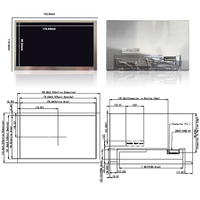 Écran LCD Innolux 8,0 pouces 1280*720 WXGA DJ080IA-11A Panneau de commande de mouvement CNC Modules LCD 8 pouces
