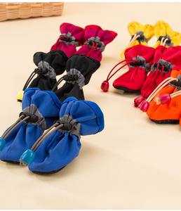 नवीनतम पालतू जानवर जूते कैनवास मुद्रित नरम एकमात्र थोक कुत्ते के जूते - Product Image 2