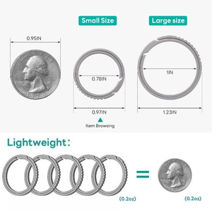 Anillo de Liberación Rápida de <span class=keywords><strong>Titanio</strong></span> TC4 Grado 5, Ligero, Anticorrosión, con Dientes de Engranaje, Tamaño Personalizado, Logotipo Láser, Fabricante EDC - Product Image 2