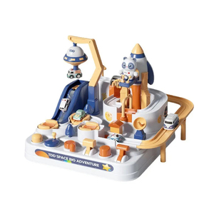 Offre spéciale thème espace piste de levier inertie voiture d'épissure piste Puzzle voiture de <span class=keywords><strong>Rail</strong></span> aventure <span class=keywords><strong>jeu</strong></span> avec 6 voitures - Product Image 1