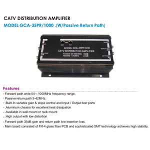 Profesional 40dB CATV MATV Cable <span class=keywords><strong>TV</strong></span> cabecera distribución interior gota UHF línea maletero amplificadores de señal amplificador 3 al aire libre 30 dB - Product Image 3