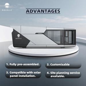 Maison préfabriquée, hôtel, <span class=keywords><strong>construction</strong></span>, bâtiment moderne de luxe, portable, maisons minuscules - Product Image 3