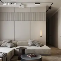 Aisilan Modern Indoor Lampara Decorativa untuk Dikupas Dinding Scone untuk Hotel Rumah Dekorasi Strip Panjang Linear Lampu Dinding Led