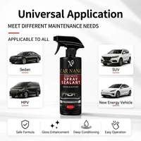 Scellant synthétique professionnel en spray pour peinture automobile - Revêtement nano super hydrophobe et réparation des rayures