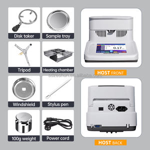 เครื่องวัดความชื้นแบบฮาโลเจนรุ่นใหม่ 120 กรัม เครื่องวิเคราะห์ความชื้นในห้องปฏิบัติการ ความแม่นยำสูง เครื่องทดสอบปริมาณน้ำในห้องปฏิบัติการ - Product Image 5