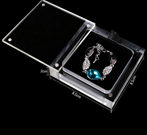 Hộp Trưng Bày Hạt Kim Cương Acrylic Trong Suốt Có Nắp Hộp Trưng Bày Đá Quý Đóng Từ Tính - Product Image 5