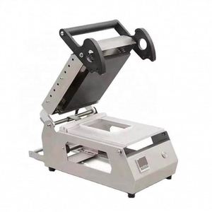 Machine de scellage de gobelets en plastique à pression manuelle de haute qualité, mini-scelleuse de plateaux alimentaires de table pour feuilles d'aluminium - Product Image 6
