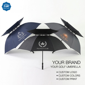 Paraguas de Golf con Logotipo Personalizado, Doble Toldo, Resistente al Viento, Extra Grande, Recto, para Deportes al Aire Libre, Protección contra Lluvia y Sol - Product Image 3