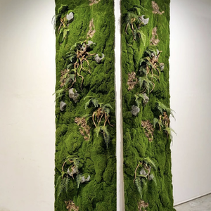 لوحات جدارية من الطحالب الاصطناعية الملونة، ديكور طبيعي للمنزل أو المكتب لاحتفالات أعياد الميلاد - Product Image 2