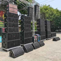 Enceinte Line Array Professionnelle Intérieur et Extérieur TI PRO AUDIO LA-2122 Double 12 Pouces Bois Sonorisation dBTechnologies