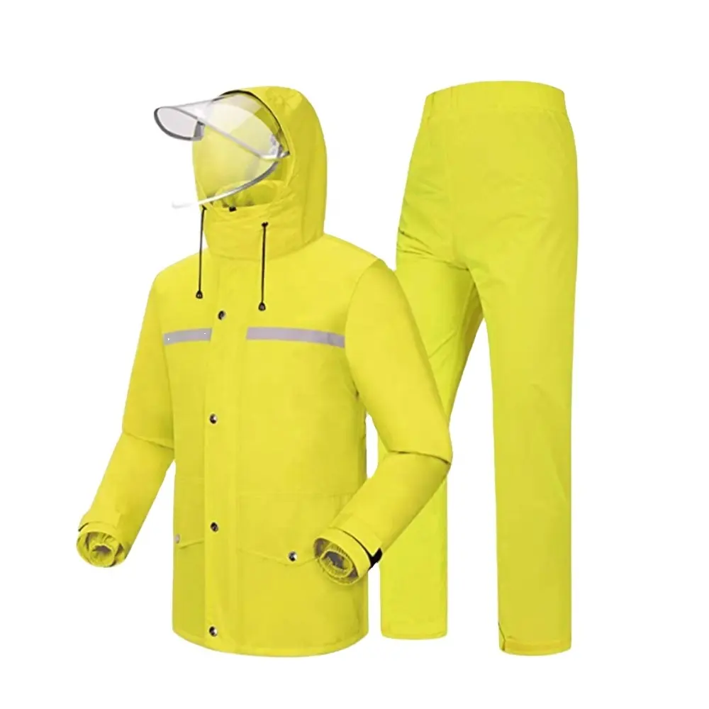 सबसे लोकप्रिय पर्वतारोहण छलावरण बारिश जैकेट निविड़ अंधकार रेनकोट