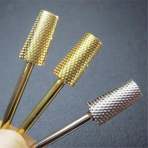 Juego de Brocas de Carburo de Tungsteno Doradas al por Mayor, Brocas para Cutículas de 3/32, Brocas para Uñas para Salón de Belleza, Manicura, Pedicura, Logotipo Personalizado - Product Image 2