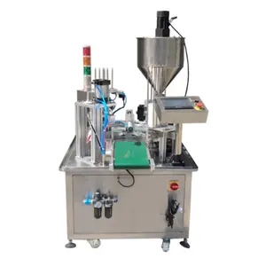 Hot Sale Soup Rotary Cup Filling Sealing Machine Sauce Rotary Cup Filling Sealing Machine Yogurt Rotary Cup Filling Sealing