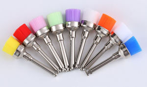 Set Professionale di Spazzole per Lucidatura Dentale, Spazzole in Gomma Tipo <span class=keywords><strong>Latch</strong></span>, Lucidatore Piatto Conico, Kit Strumenti per Dentisti - Product Image 3