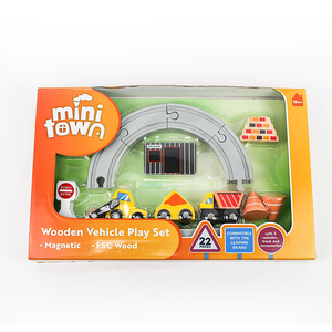 ANNA BECK Système de rails de <span class=keywords><strong>train</strong></span> en bois DIY, ensemble de jeu à emboîter en bois de pin <span class=keywords><strong>et</strong></span> Schima, jouet durable en MDF pour garçons <span class=keywords><strong>et</strong></span> filles de 2 à 7 ans, sécurité routière - Product Image 3