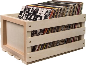 กล่องเก็บแผ่นเสียงไวนิลไม้พรีเมียม, ที่เก็บเอกสารไม้ไผ่, ชั้นวางนิตยสารบนโต๊ะ, ที่วางหนังสือทรงสามเหลี่ยม - Product Image 2