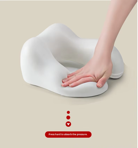 1 Soft and Supportive U-shaped <b>Memory</b> <b>Foam</b> Neck Pillow for Camping Trips and Office Massages - Improves Sleep Quality - Product Image 6