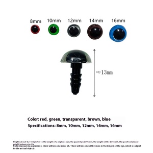 En la tienda <span class=keywords><strong>Amigurumi</strong></span> DIY Toy Safety Eye Kit <span class=keywords><strong>Ojos</strong></span> Accesorios hechos de felpa y plástico para <span class=keywords><strong>muñecas</strong></span> de ganchillo - Product Image 2