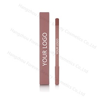 Crayon à lèvres nude de haute qualité, fini mat, bois brun rose, 8 couleurs, emballage discret, marque privée
