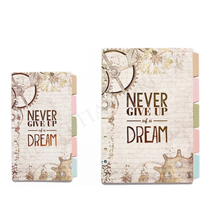 Carpeta A5 A6, divisores de índice, 5 <span class=keywords><strong>pestañas</strong></span>, carpetas de hojas sueltas, etiquetas de índice, tarjetas de papel, cuaderno, diario, planificador, divisor, Página de inserciones - Product Image 1