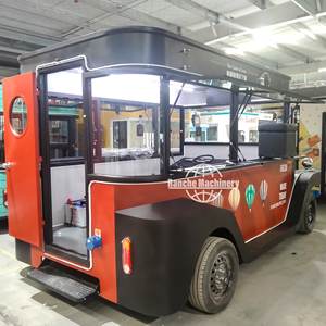 Chariot de vente ambulante de nourriture et de crème glacée Oriental Shimao avec construction en acier inoxydable et service de restauration sur place - Product Image 4