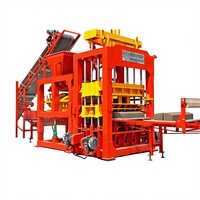 Machine de fabrication de briques creuses en béton HongFa Qt12-15, ligne de production de blocs de ciment hydrauliques entièrement automatiques de grande taille pour usine