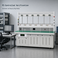 TC3018-6 Mesin Uji Meter Tiga Fasa Sistem Kalibrasi Enam Posisi Dengan Empat Unit PT Fasa Tunggal Untuk Pengujian dan PC