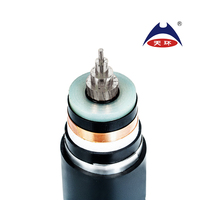 Cable de Potencia de Media Tensión con Aislamiento XLPE Ignífugo de 185 mm, 240 mm, 300 mm, 400 mm, 500 mm, 630 mm, ZR-YJLV62 8.7/15kV para Estación de Energía
