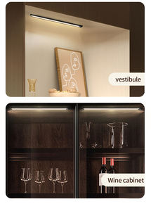 مستشعر الحركة دفاية الحمام بطارية تعمل المطبخ ضوء الخزانة الخفيفة - Product Image 3