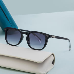 Lunettes de soleil rétro à monture carrée pour hommes, protection UV400, monture en PC, pare-soleil de classe 2, mode extérieure, voyage - Product Image 2