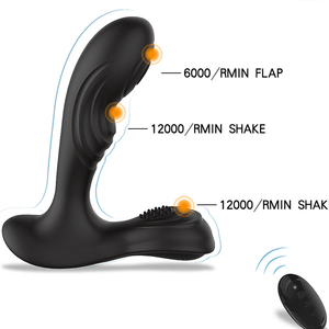 Vibrador de Próstata para Hombre Más Vendido, Silicona Impermeable, Control Remoto Inalámbrico, Tres Posiciones de Vibración, Masajeador Anal - Product Image 5