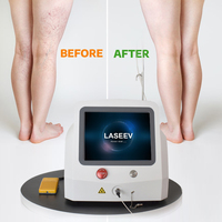 Machine de chirurgie laser de jambe de varices de traitement de laser de diode endoveineuse de 980nm1470nm