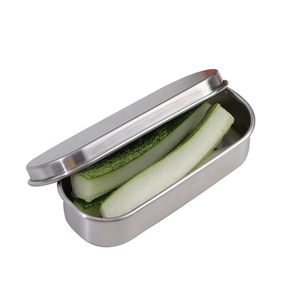 Boîte de conservation rectangulaire en acier inoxydable de 140 ml, sans BPA, micro-ondable, écologique, durable, portable, pour la conservation de la sauce tomate - Product Image 5