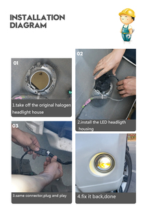 Luz antiniebla LED de colores triples de 90W redonda de 3 pulgadas para <span class=keywords><strong>Ford</strong></span> Jeep Toyota Honda Nissan Suzuki Subaru Mitsubishi - Product Image 6